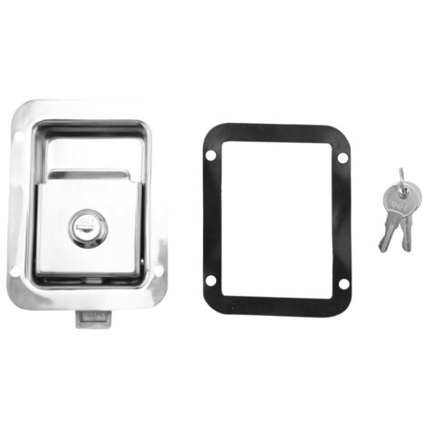 Coffre-fort Portable Acier 0,3 Pieds Cube - Gris - Serrure à Clé - Petit Modèle