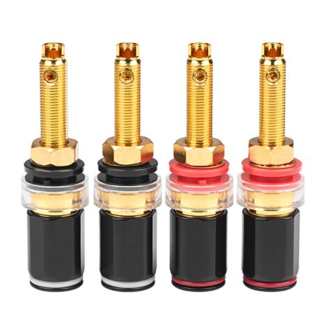 Borne De Connexion Ampli Jack Haut-parleur – Connecteur à Vis Rouge, Uxcell, Neuf