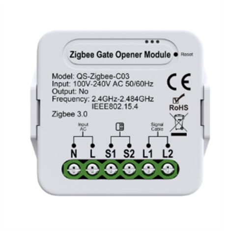 Module de commutateur de rideau intelligent Tuya Zigbee pour la maison (B)
