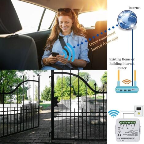 Module de commutateur de rideau intelligent Tuya Zigbee pour la maison (B)