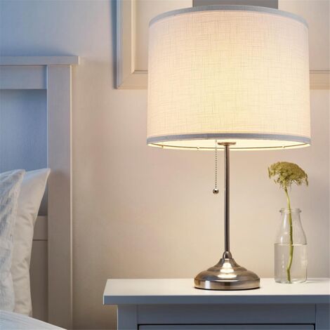 Trahoo-ensemble De 2 Abat-Jours Tambour Moyen Tissés 13 Pouces Haut X Bas 10 Haut Spider Ferme Pour Lampe Table Et Chevet Abat Jour Remplacement Fait