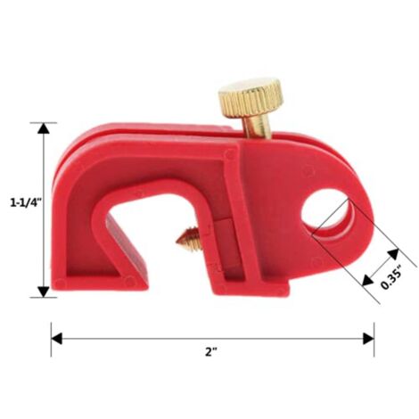 Kit 10 Dispositifs De Verrouillage Disjoncteur MCB – Pince 8 Mm Lockout Tagout Sécurité Industrielle