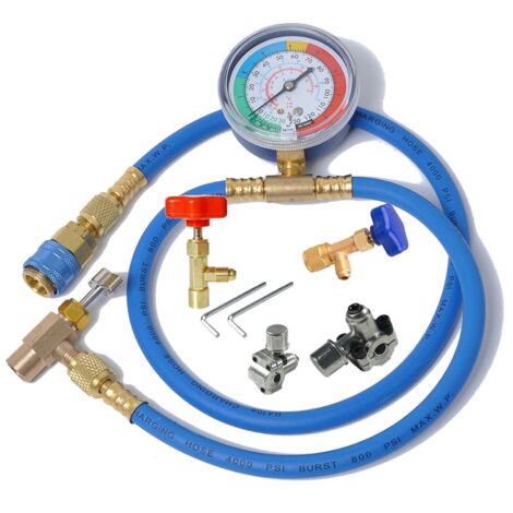 Tuyau Recharge AC Kit Recharge Climatisation Auto R134a - Tuyau Et Vanne De Remplissage Tuyau Recharge Ac Auto