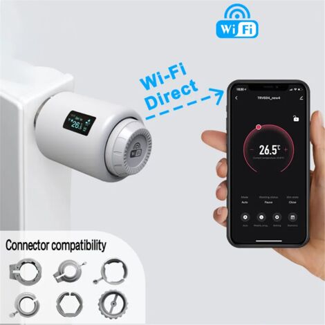 Thermostat WiFi Tuya - Régulateur Température Eau/chauffage électrique - Neuf - Marque Sodial - Origine Chine
