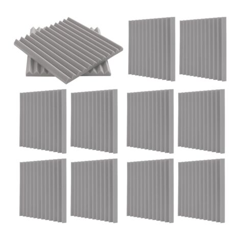 Kit 4 Panneaux Acoustiques Mousse Insonorisante - 60x60 Cm Pour Studio
