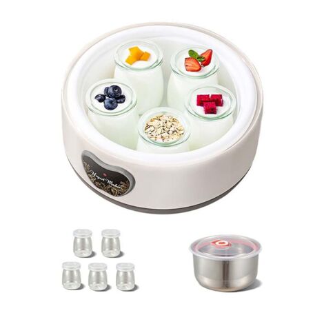 Yaourtière Probiotique Avec Contrôle Température – 1,6 L, 20 W – Pour Yaourt Maison, Fromage, Lait Végétal – Automatique, Facile à Utiliser - 4