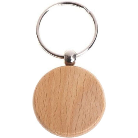12 Porte-clés En Bois Vierges à Graver – Hêtre, 7,4 X 4 Cm, Pour DIY, Artisanat, Cadeaux Personnalisés