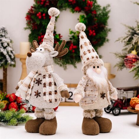 Chapeau de Père Noël en peluche rouge pour enfants et adultes, fournitures de fête, cadeau de nouveauté, décorations de Noël pour la maison du Nouvel Chapeau de Père Noël en peluche rouge pour enfants et adultes, fournitures de fête, cadeau de nouveauté, décorations de Noël pour la maison du Nouvel