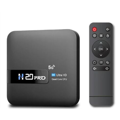 Boîtier Smart TV - RNCYN - H20 - Android 10.0 - 2 Go RAM - 16 Go
