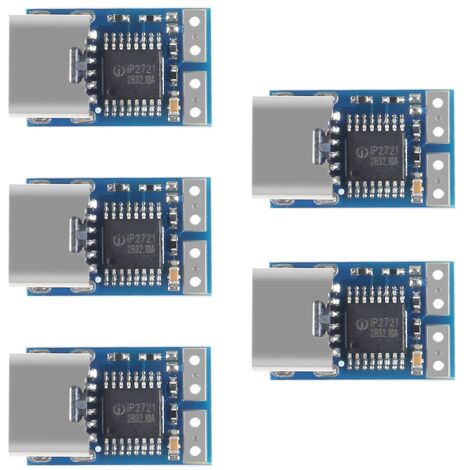 Briny River 5X Modules Carte Déclenchement PD USB Type-C 4V à 22V - Testeur Charge Rapide PD/QC