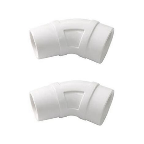 Kit D'entretien Piscine Lot De 4 Coudes à 45 Degrés En Silicone Pour Nettoyeur De Piscine Kit Rechange Nettoyeur Piscine Baracuda
