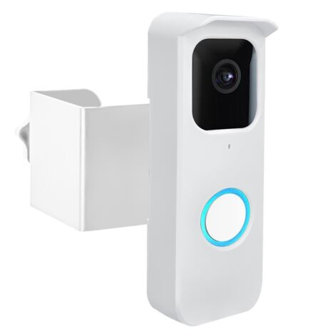 Sonnette Vidéo Antivol DOORBELLBOA Avec Support – Compatible Ring – Noir