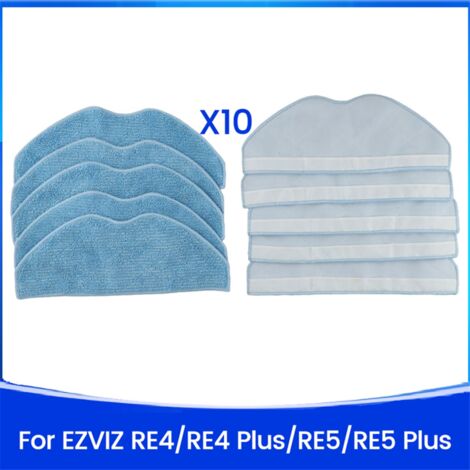 Accessoire Nettoyage Sol Robot Lot De 3 Serpillères Lavables Pour Robot Aspirateur T10+ Airrobo - Microfibre, Forte Absorption, Pour Sols Durs Chiffons Lavables Robot Nettoyeur