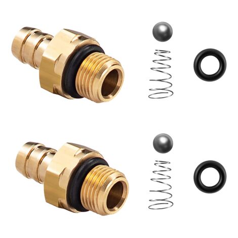 Kit Injecteur Chimique Pour Nettoyeur Haute Pression - Raccord Rapide 3/8 - Réglable 2 à 5 GPM - Acier Inox Et Laiton - Pour Savon, Détergent