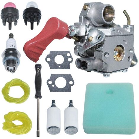 Kit Pièces Remplacement Tronçonneuse STIHL MS180/MS170 - Filtre à Air, Pompe à Huile, Bougie, Tuyaux… - 8 Pièces