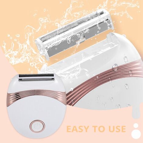 Épilateur Électrique Rechargeable 4-en-1 Pour Femme - Visage, Mains, Jambes - Indolore, Sans Fil - Neuf