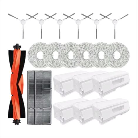 Lot De 23 Pièces De Rechange Pour H40/D101CN, Brosse, Filtre, Sac à Poussière, Chiffon De Nettoyage Accessoire Essentiel Nettoyage Ameliore 88352369
