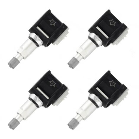 Barabesty Lot De 4 Capteurs TPMS 433 MHz A0009052102 Pour Mercedes BMW - Pression Pneus