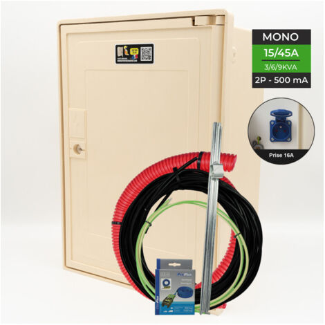 Coffret complet 15 mètres 3/6/9 KW "AERIEN" LC