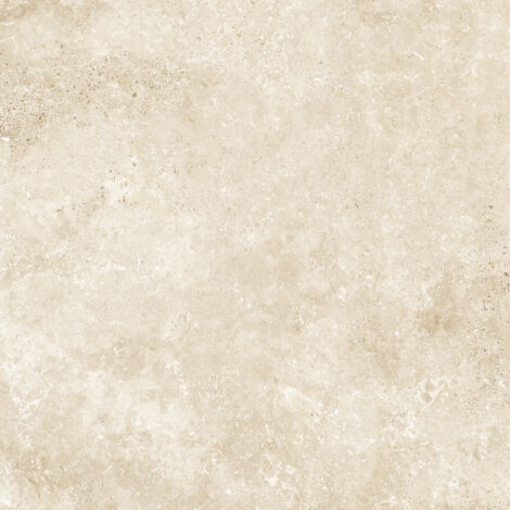 Carrelage sol extérieur effet pierre travertin Pomezia beige  R11 60x60 cm - Réflex Boutique