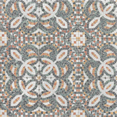 Carrelage sol effet carreaux de ciment Haussman décor augusta 20x20 cm - Reflex Boutique