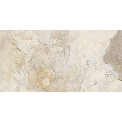 Carrelage sol effet pierre 32x62,5 cm – Grès cérame émaillé – Pour espaces de vie modernes – Résistant à l'humidité et aux chocs
