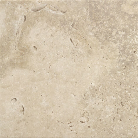 Carrelage sol effet Travertin Tivertino Terre 60x60 cm - Réflex boutique