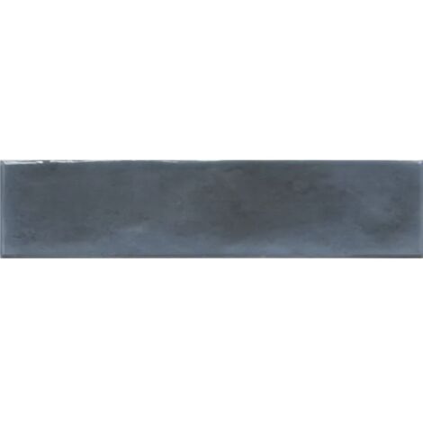 Carrelage mur effet zellige Scénario bleu marine 7,5x30 cm - Réflex boutique (1/3)