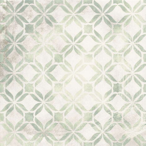 Carrelage extérieur effet carreaux ciment 32,9x32,9 cm R11 – Grès cérame antidérapant 14 mm – Pour terrasses et allées – Realonda