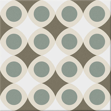 Carrelage sol effet carreaux de ciment Classico pop warm 20x20 cm - Réflex boutique