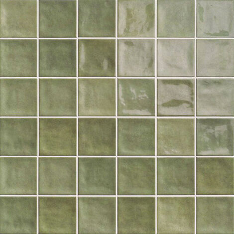 Carrelage mur effet zellige chaouen forest 10x10 cm - Reflex Boutique