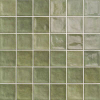 Mainzu Ceramica – Carrelage mur effet zellige chaouen forest 10x10 cm – Grès pâte rouge pour salle de bain et cuisine – Reflex Boutique