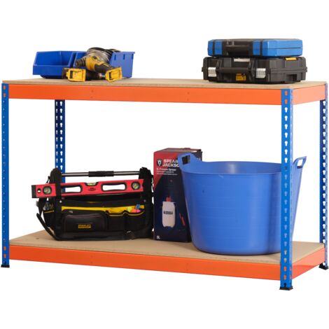 Extra Heavy Duty Robust Work Bench 900mm H x 1500mm W x 600mm D - 400KG's UDL Per Shelf