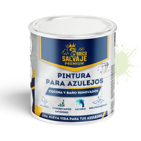 Pintura para Azulejos de Baño y Cocina Mate Brisa De Té 4 L al agua
