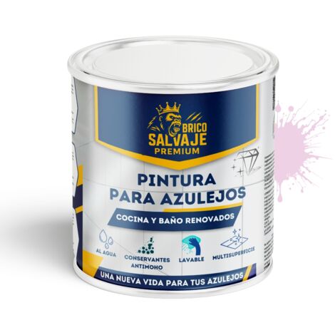 Pintura para Azulejos de Baño y Cocina Mate Lavanda 750 ml al agua