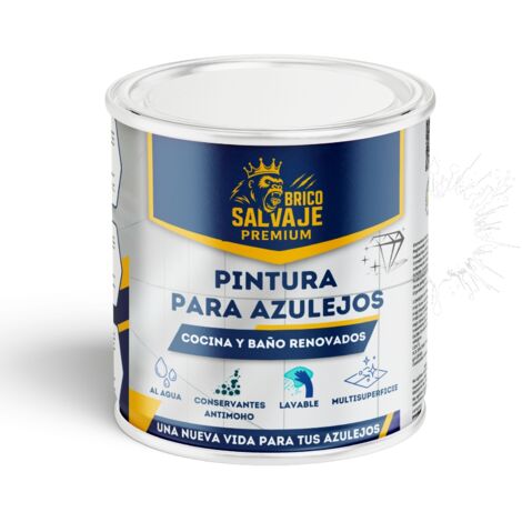 Pintura para Azulejos de Baño y Cocina Brillante Aire Puro 4 L al agua