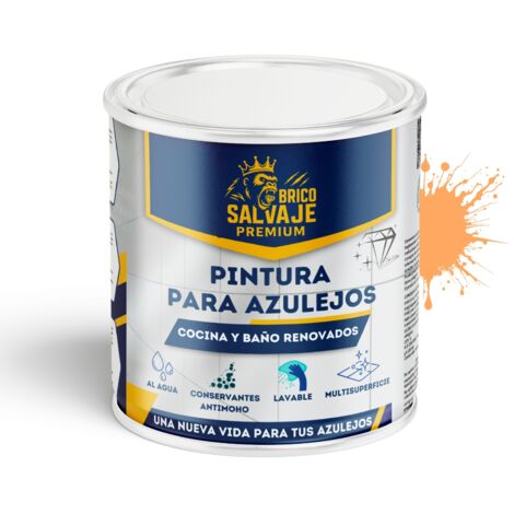 Pintura para Azulejos de Baño y Cocina Brillante Sol 4 L al agua