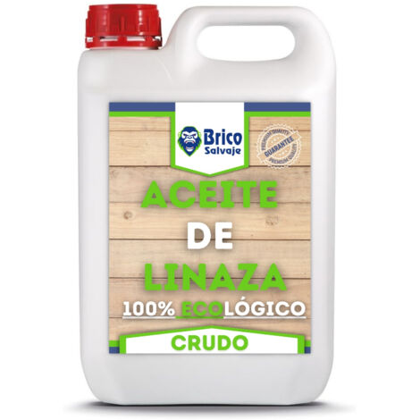Aceite de Linaza CRUDO para la Madera 25 L  Ladrillo, Terrazo, Teja  Nutrición  Ecológico