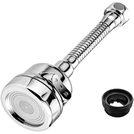 WASCHBECKENWASSERHAHNBELÜFTERFLEXIBLESTROHVERLÄNGERUNGDUSCHEKOPFBADKÜCHE (1/4)