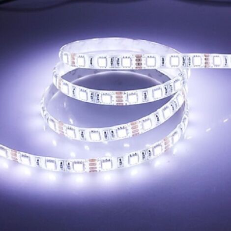 5MFLEXIBLESSMD5050LED-LICHTBAND,SELBSTKLEBEND,KALTWEIẞ,IP65