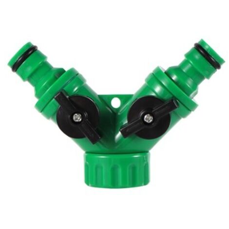 2-WEGE-ANSCHLUSSSPLITTERHAHN3/4"SCHNELLVERBINDER1/2"BEWÄSSERUNG (1/2)