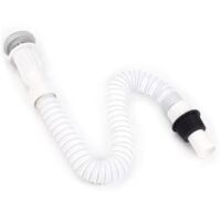 UNIVERSELLES FLEXIBLES ABFLUSSROHR FÜR WASCHBECKEN, STAHL, ABWASSER, DGO-159