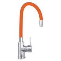 EINHEBEL-KÜCHENARMATURMITHOHEMFLEXIBLEMAUSLAUF,ORANGE,1987-5
