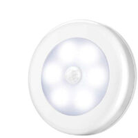 PIR-SENSOR-SCHRANK-NACHTLICHT, MAGNETISCHE WEIßE LED-BELEUCHTUNG, BATTERIEN TE-B0271