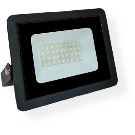 PROJECTEUR LED SMD D'EXTÉRIEUR IP65 30 W 6 000 K BLANC FROID FIN (1/3)