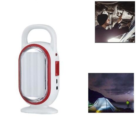 LAMPE DE SECOURS À LED RECHARGEABLE PORTABLE TRAVAIL ÉNERGIE CAMPING TE-B0056 (1/5)