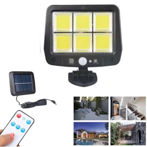 PROJECTEUR EXTÉRIEUR 6 LED COB 12 W AVEC PANNEAU SOLAIRE ET DÉTECTEUR DE MOUVEMENT TWILIGHT 562 (1/2)