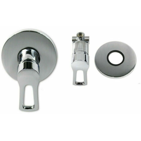 MITIGEUR DE DOUCHE ENCASTRÉ ROBINET MURAL LAITON CHROMÉ ROND 1091