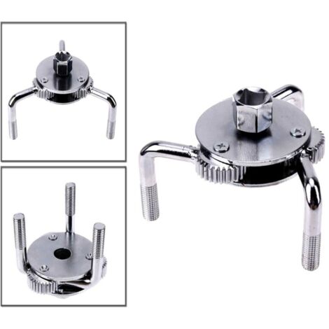 CLÉ AUTO-SERRANTE POUR FILTRE À HUILE FILTRES MOTEUR VOITURE MOTO DE 6,5 À 11 CM (1/4)