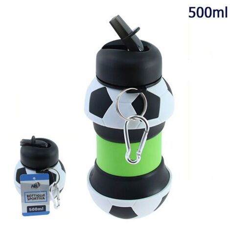 BOUTEILLE DE SPORT PLIABLE DE 500 ML POUR SALLE DE SPORT ET FOOTBALL 90038 (1/2)